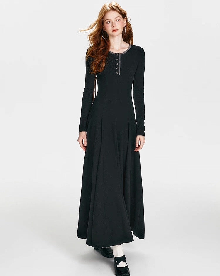 long black one-piece RI1354