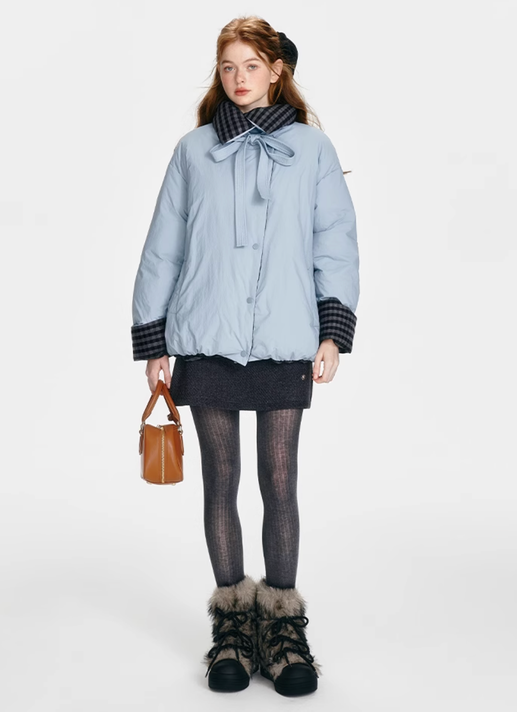 【 COMEBACK】reversible Blue new down jacket RI1030