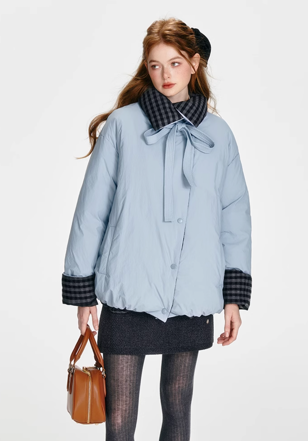 【 COMEBACK】reversible Blue new down jacket RI1030