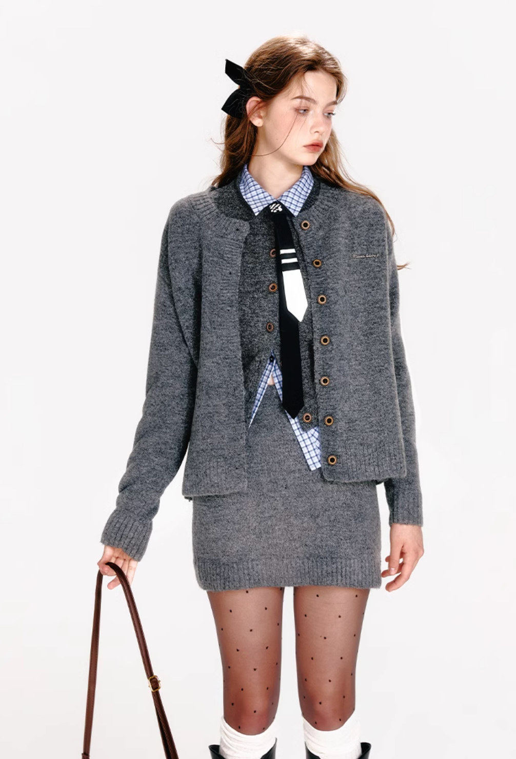 gray high end vest RI1037