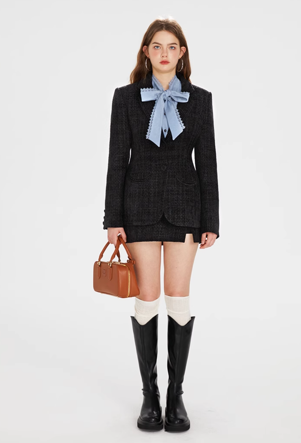 ribbon blue cute shirt RI1111