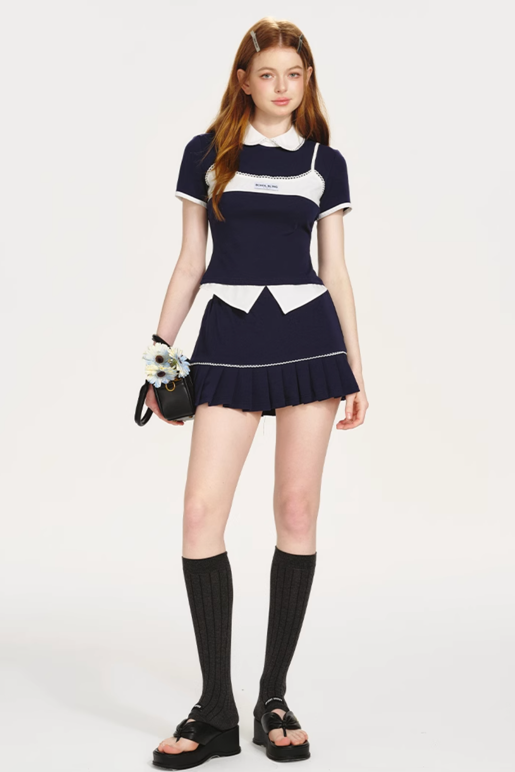nuance navy mood tops RI1178