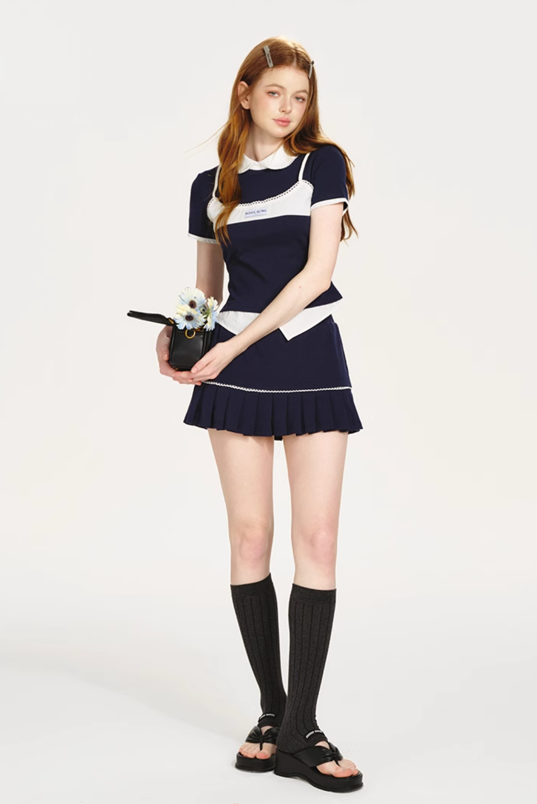 nuance navy mood tops RI1178