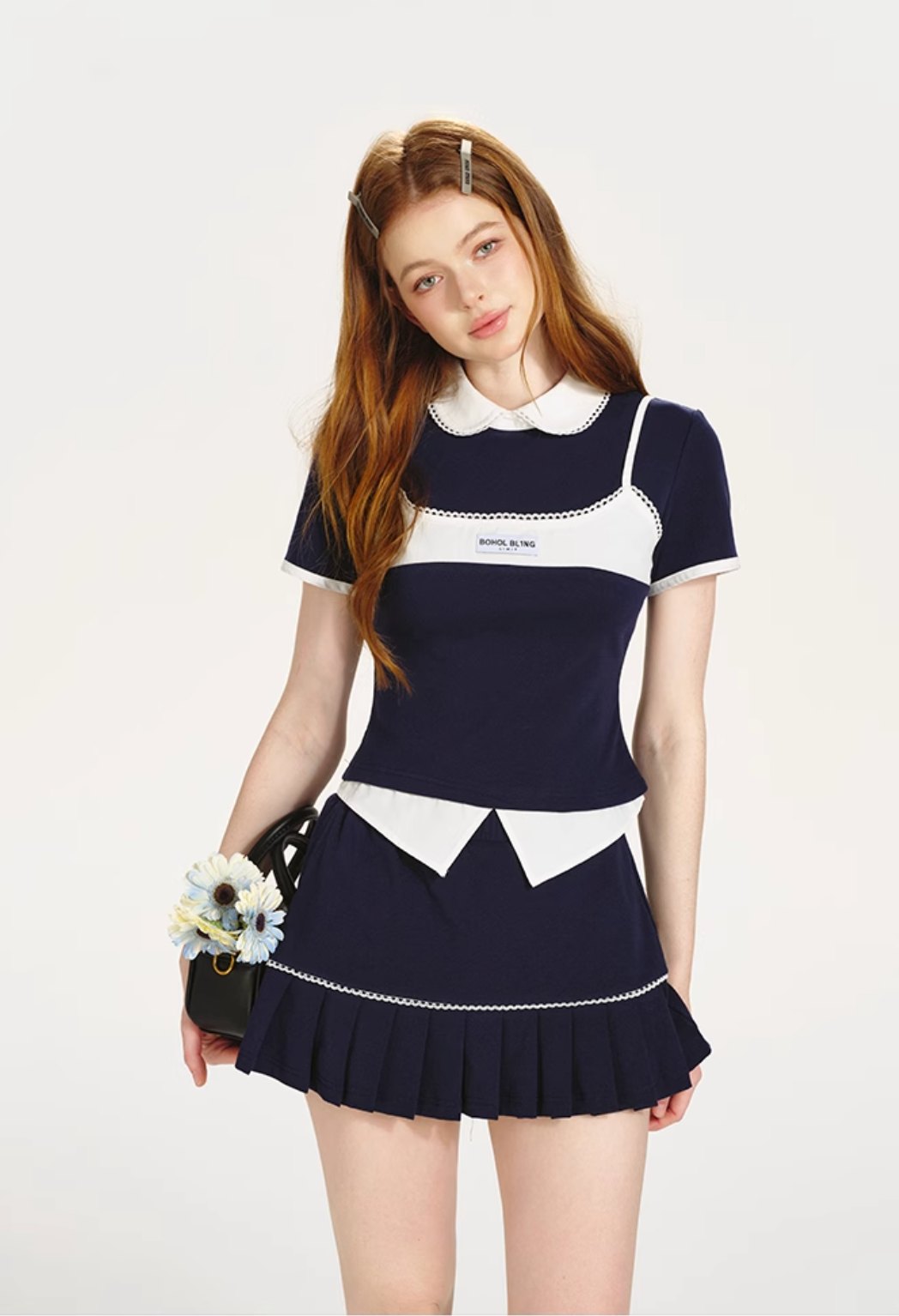 nuance navy mood tops RI1178