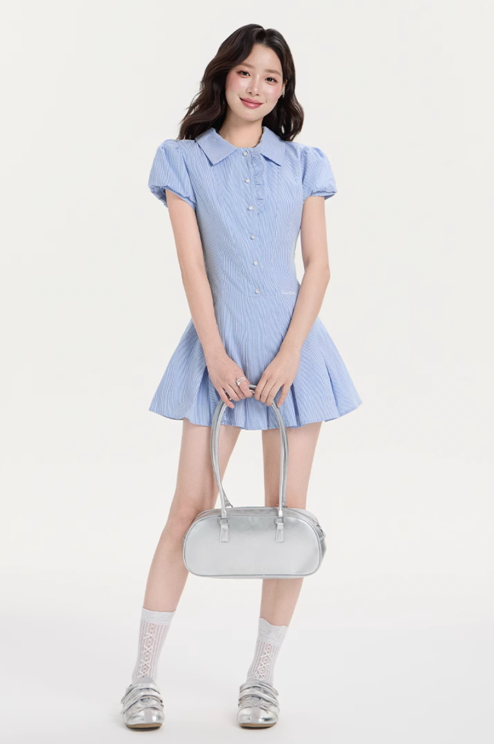 puff sleeve lovely one-piece RI1255