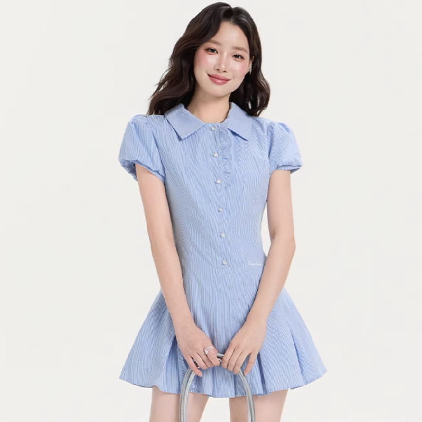 puff sleeve lovely one-piece RI1255