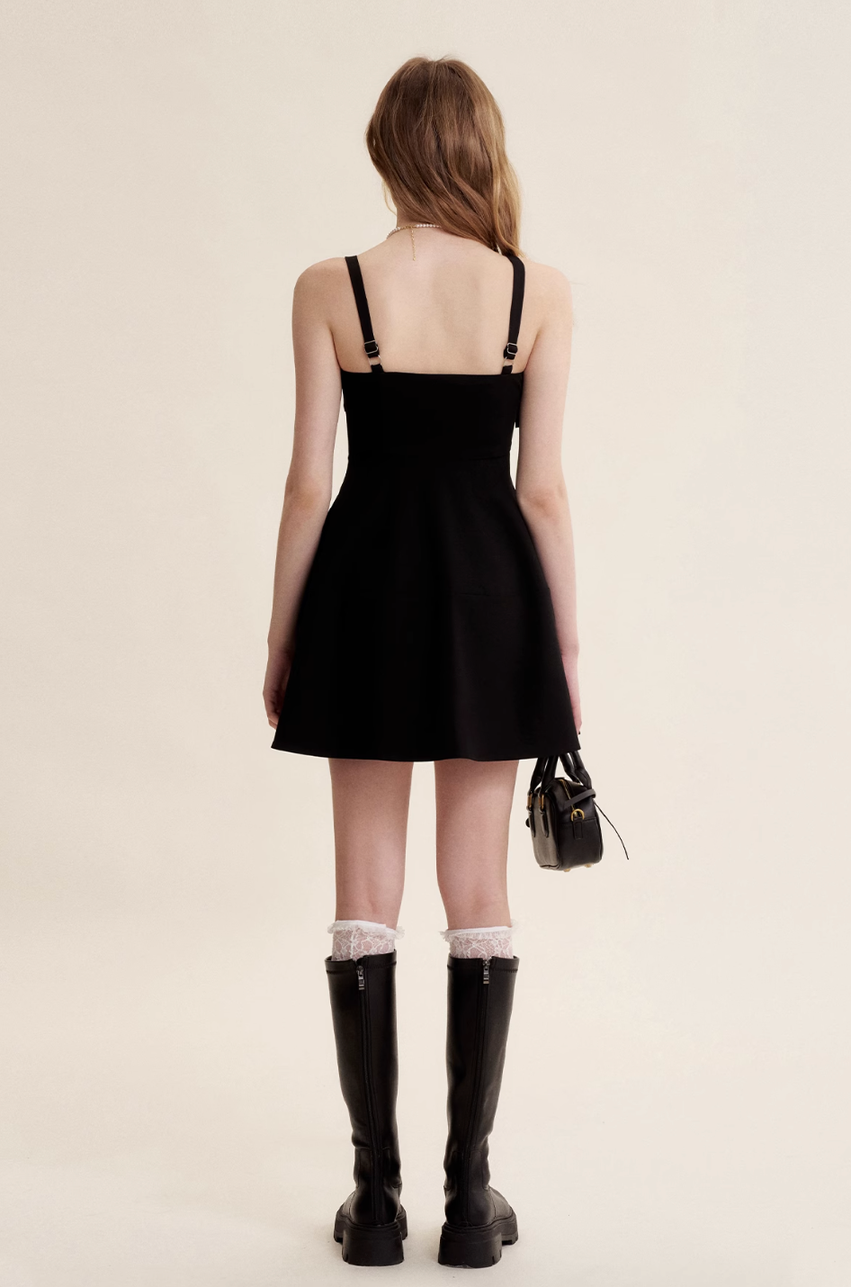 ribbon high-end black one-piece RI1246