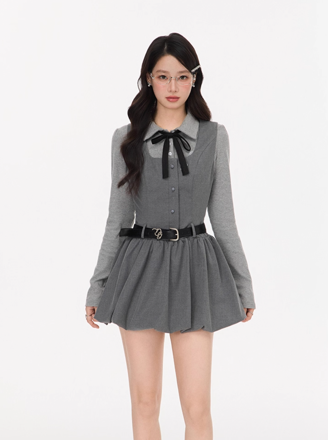 balloon gray mood one-piece RI1294