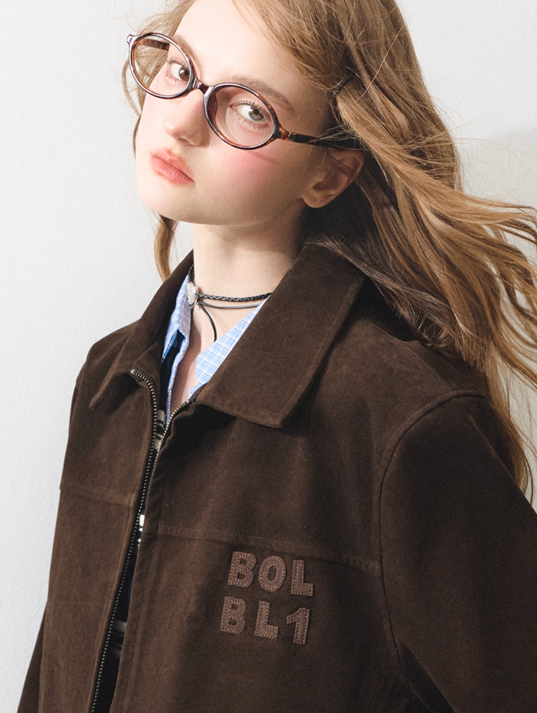 brown rétro jacket RI1307