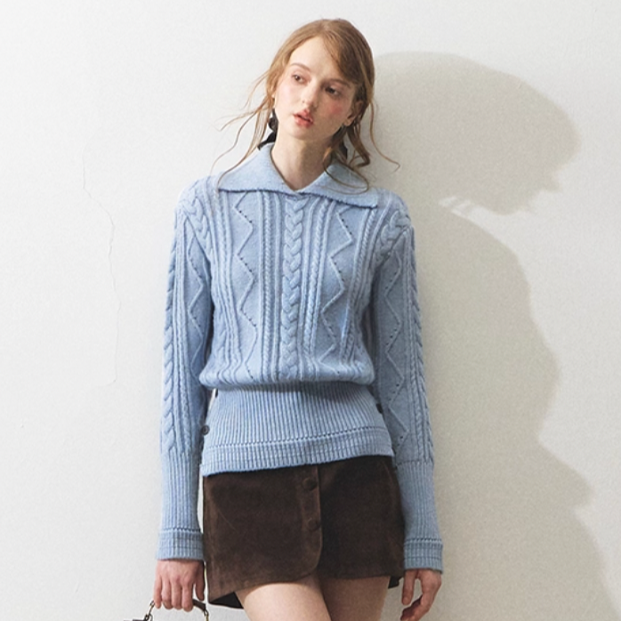 blue luxury Knit RI1311