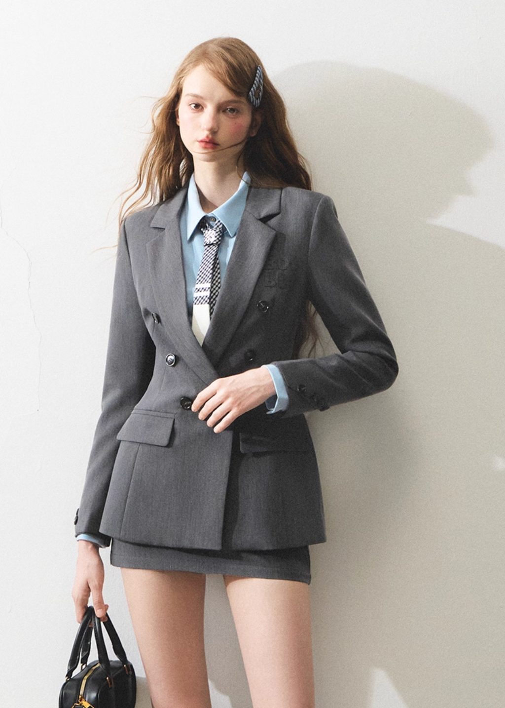 gray fit skirt RI1341
