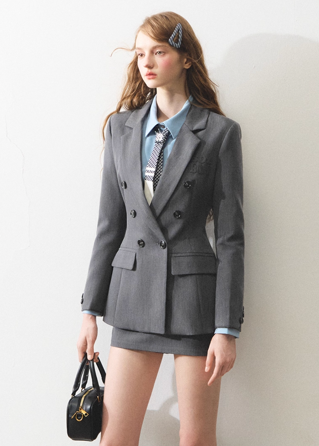 gray fit skirt RI1341