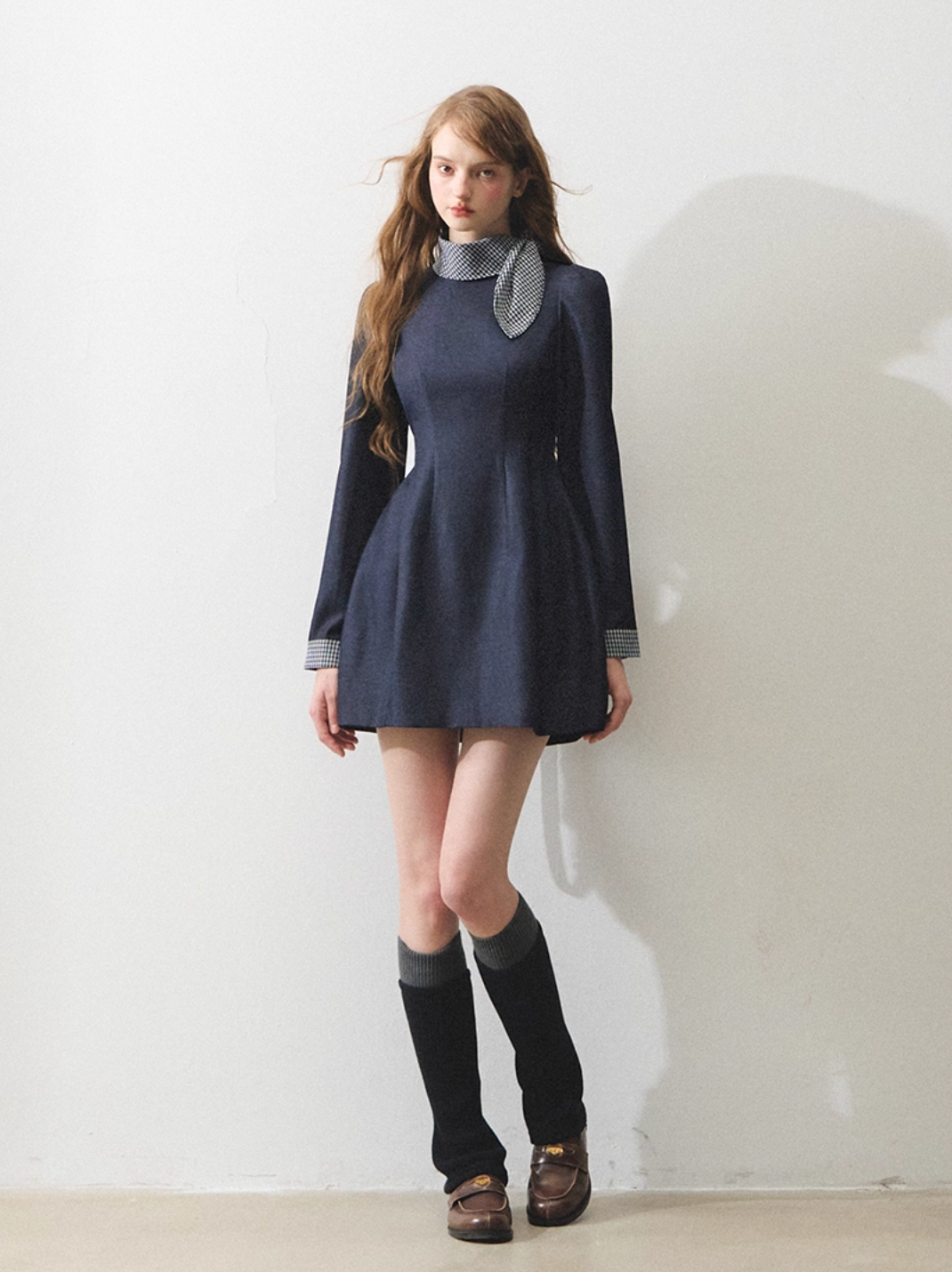 high neck point one-piece RI1342