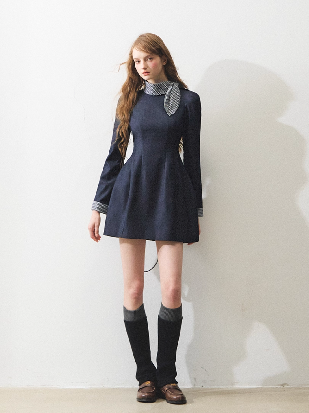 high neck point one-piece RI1342