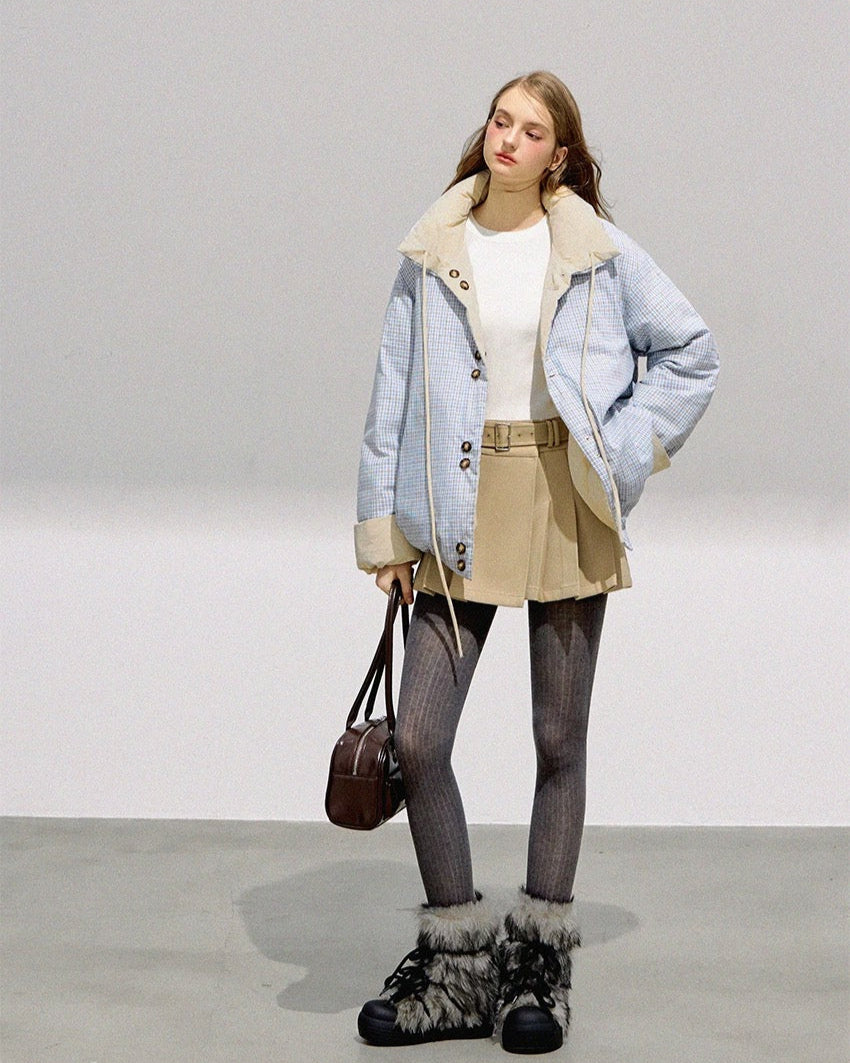 reversible macaron down jacket RI1353