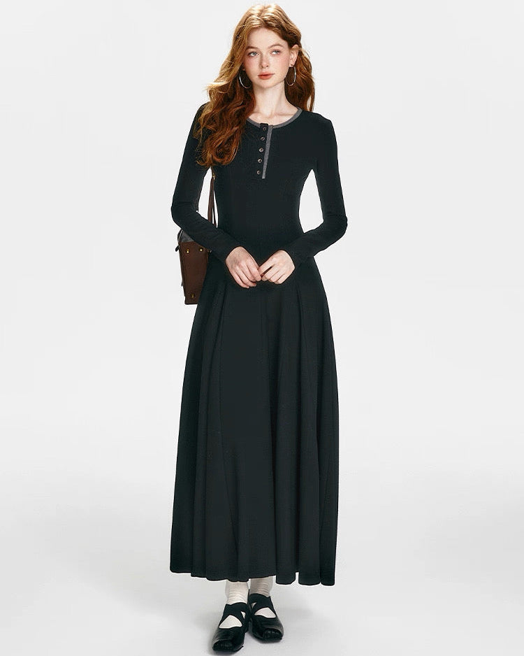 long black one-piece RI1354