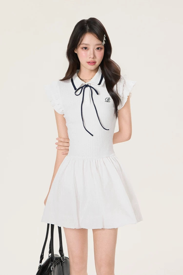 line ribbon white one-piece RI1236