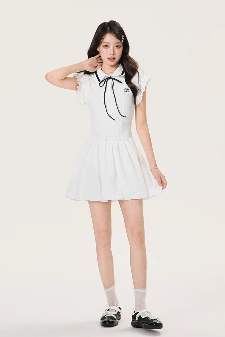 line ribbon white one-piece RI1236