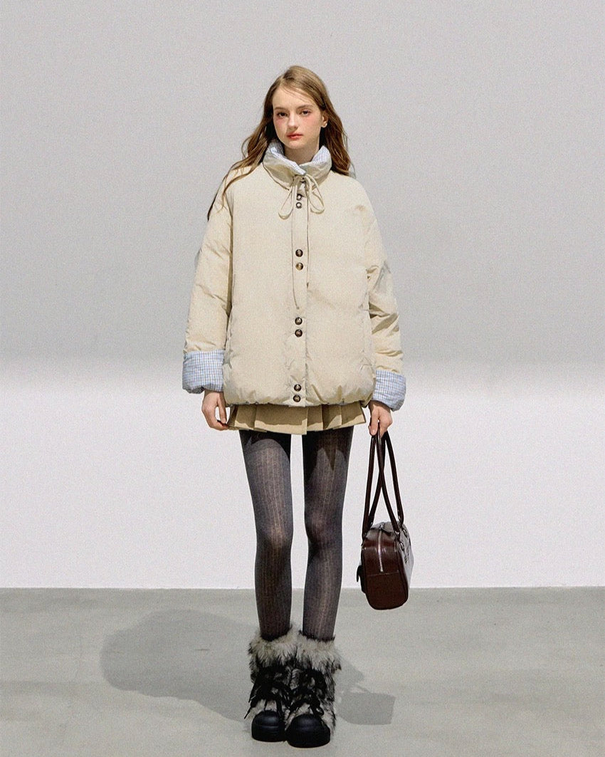 reversible macaron down jacket RI1353