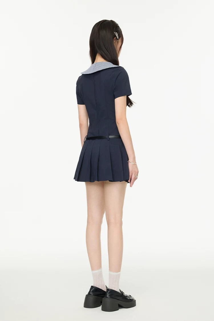 sailor nuance navy one-piece RI1233