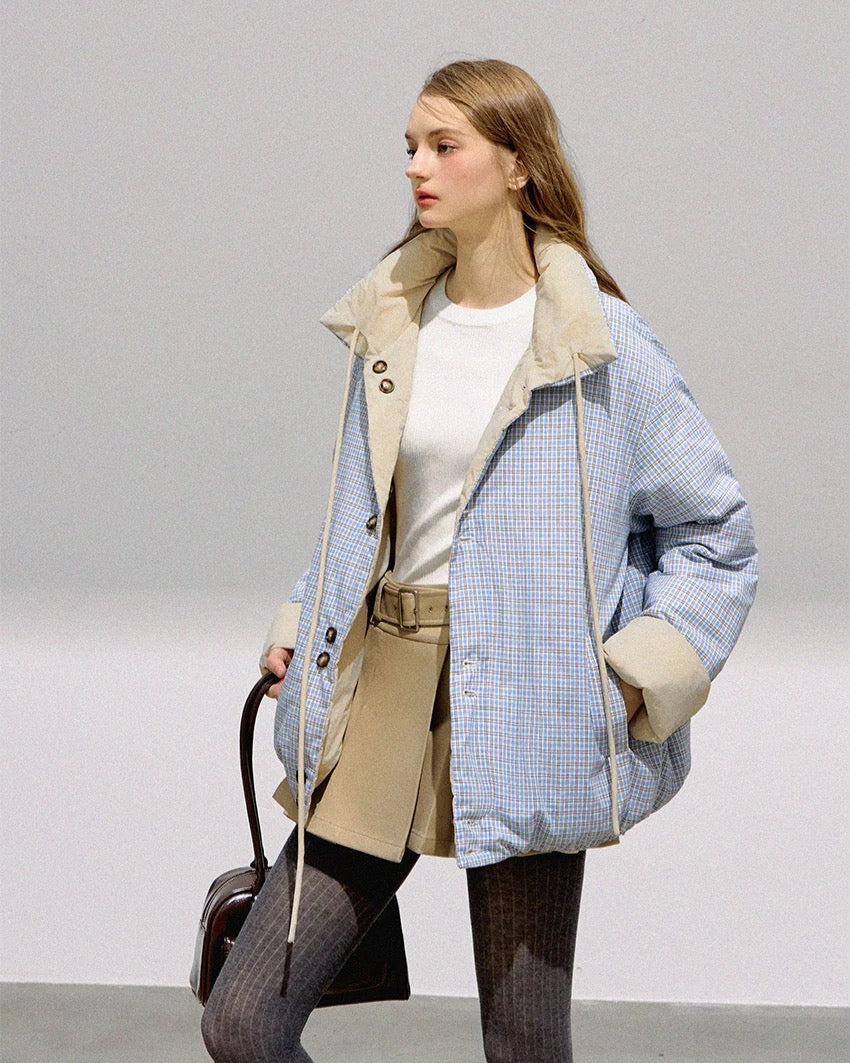 reversible macaron down jacket RI1353