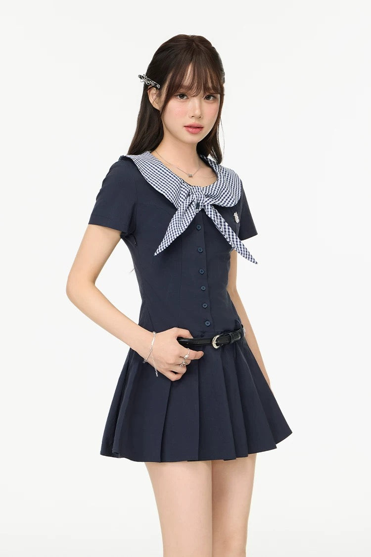 sailor nuance navy one-piece RI1233