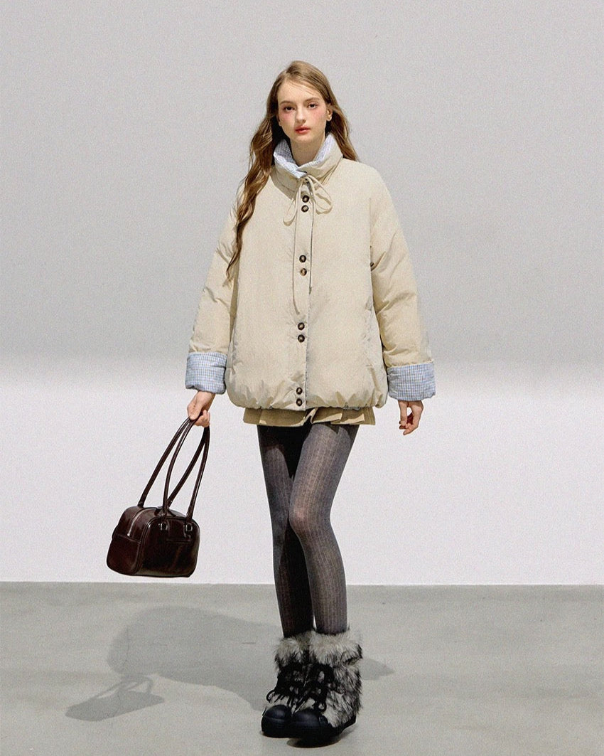 reversible macaron down jacket RI1353