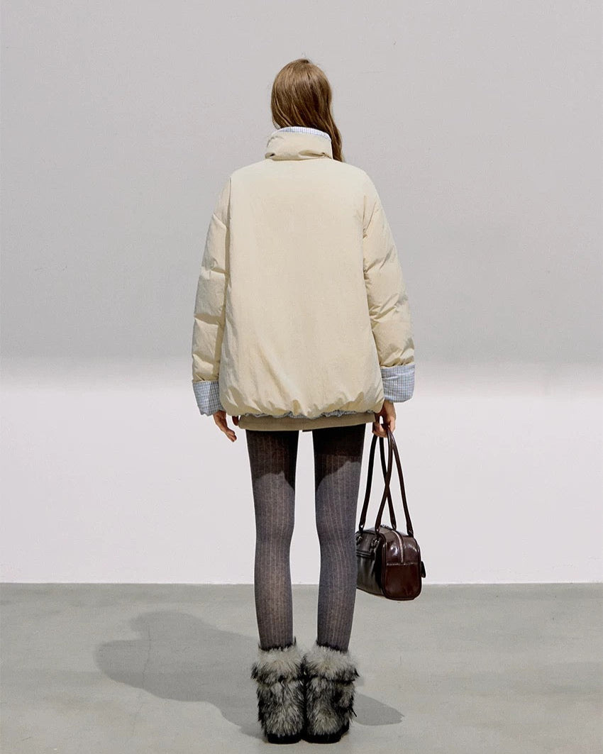 reversible macaron down jacket RI1353