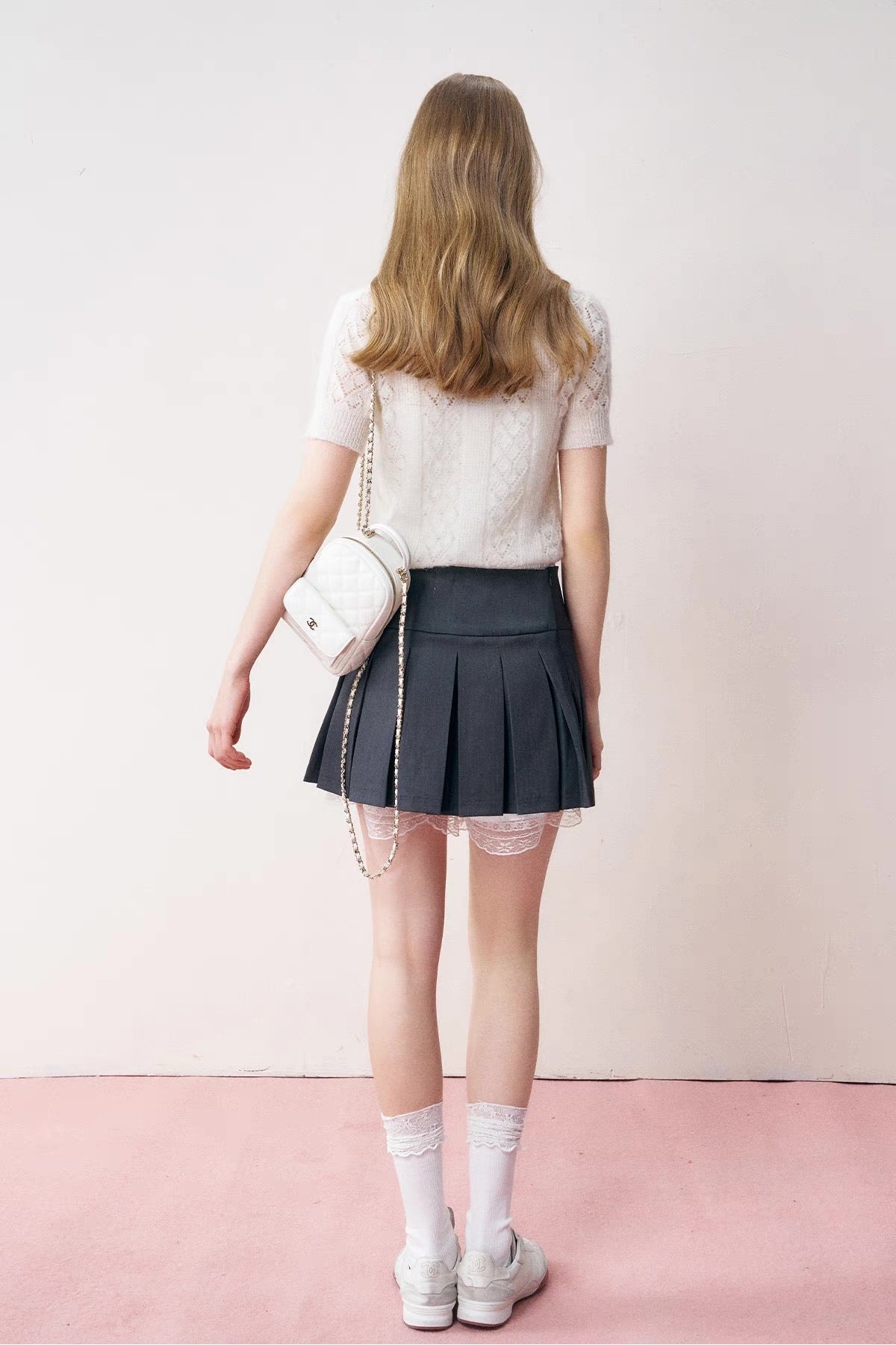 see-through nuance white tops RI1243