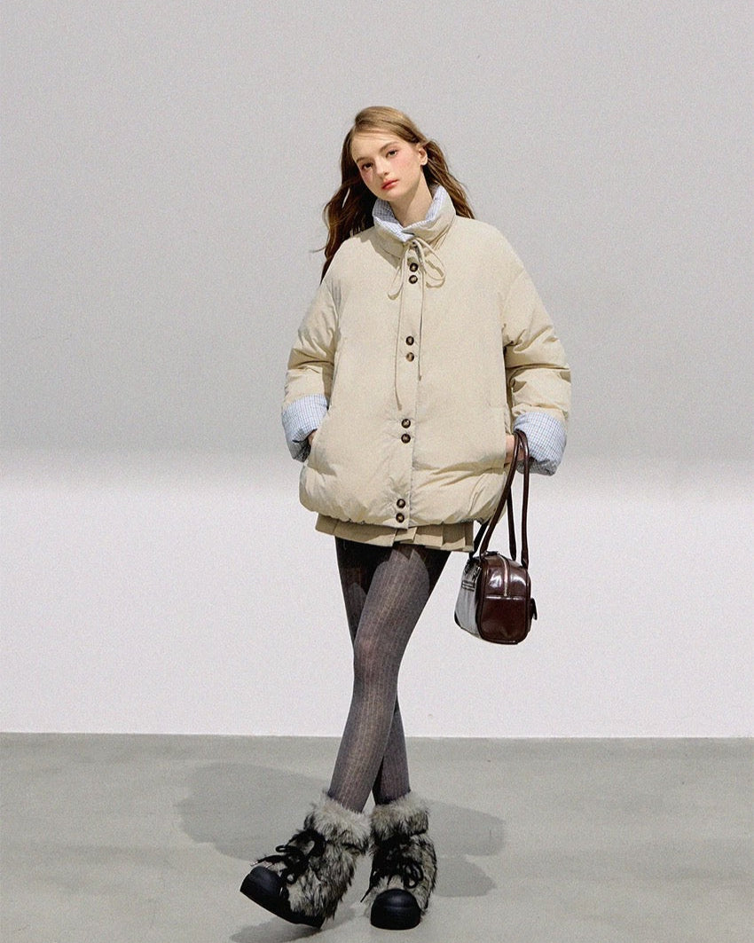 reversible macaron down jacket RI1353