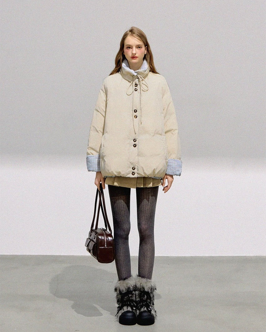 reversible macaron down jacket RI1353