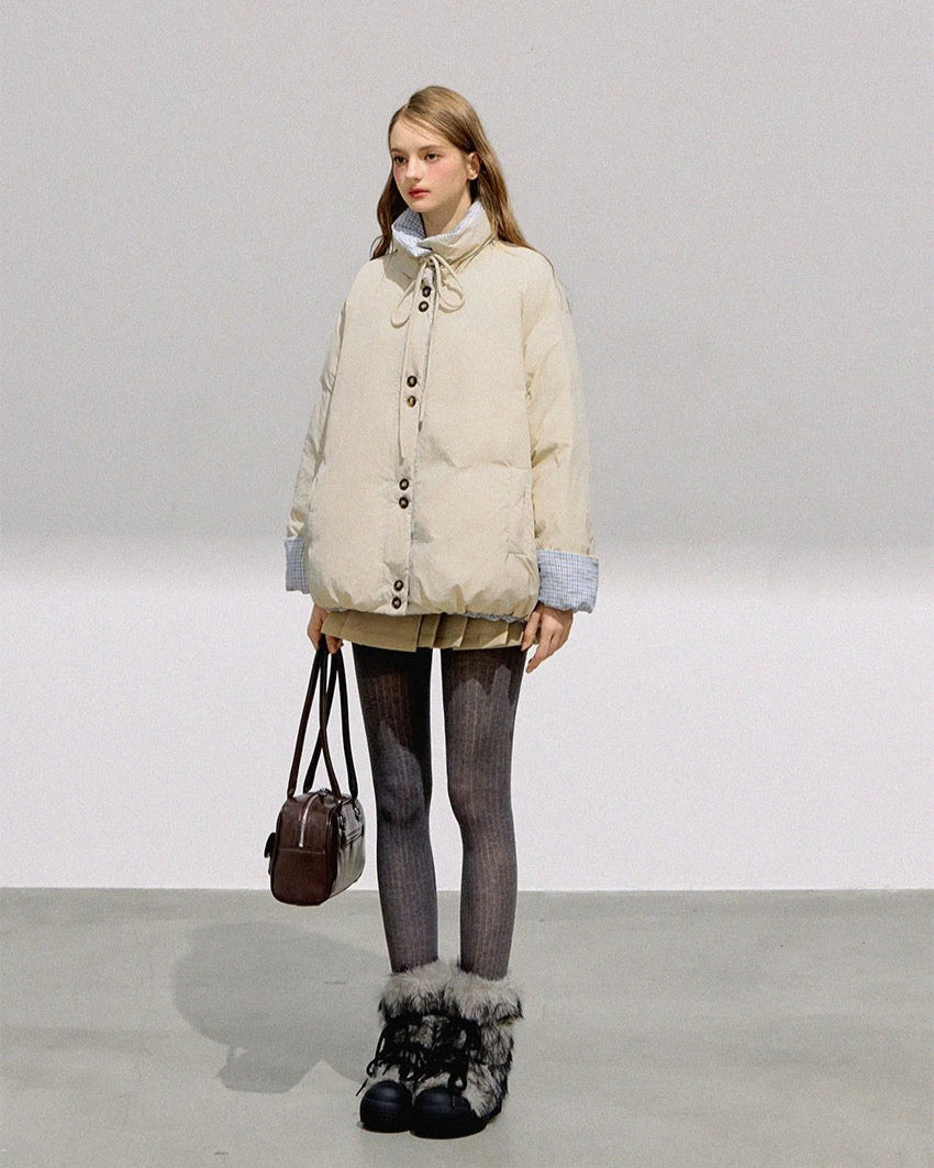 reversible macaron down jacket RI1353