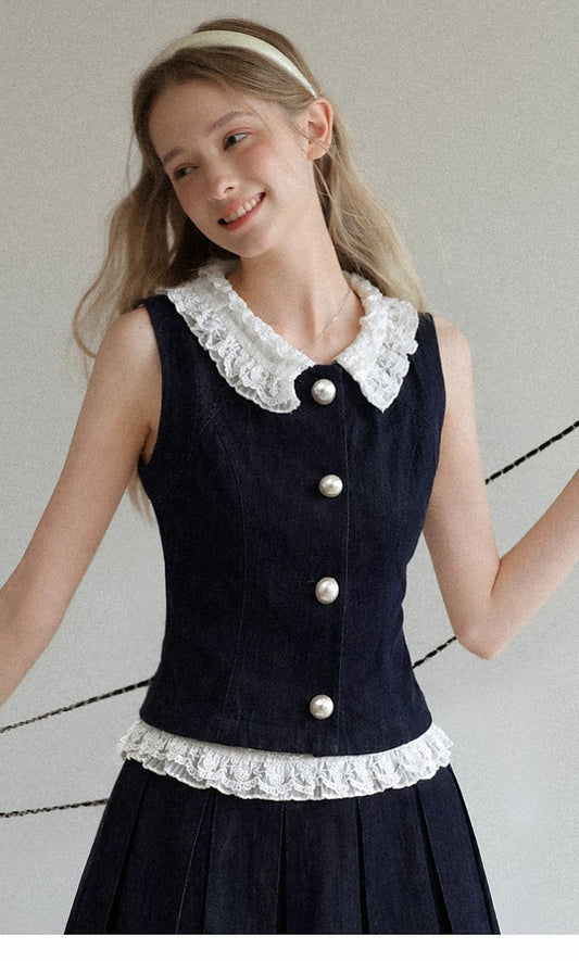 lace high-end girly set up RI1467