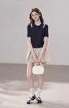 line casual navy tops RI1429