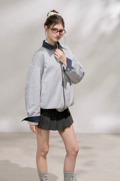 reversible casual mood navy jacket RI1375