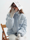 【pre oder】snow pattern point jacket RI1478