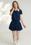 curler point navy one-piece RI1416