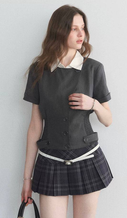 gray stylish tops RI1400