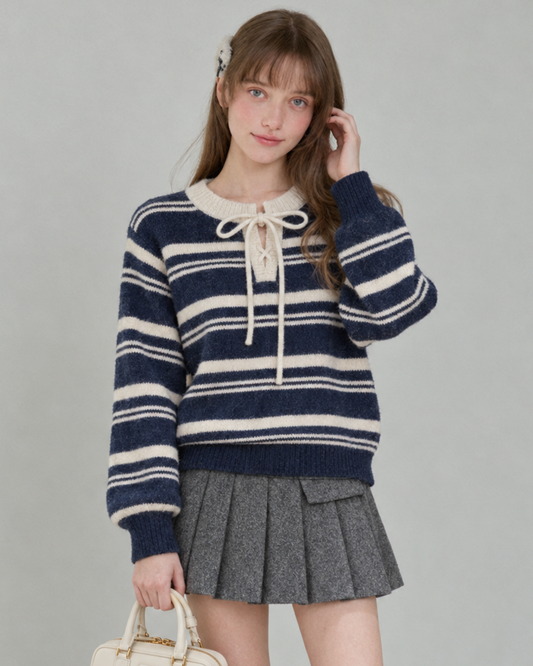 border point blue tops RI1633