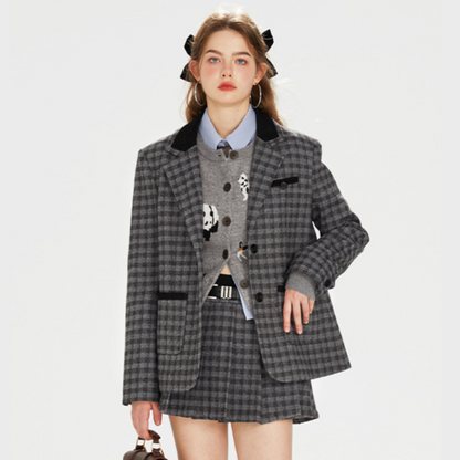 【come back】check point gray jacket RI1072