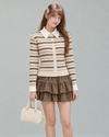 casual mood border beige tops RI1645