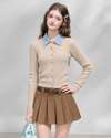 curler point gold botann beige tops RI1567