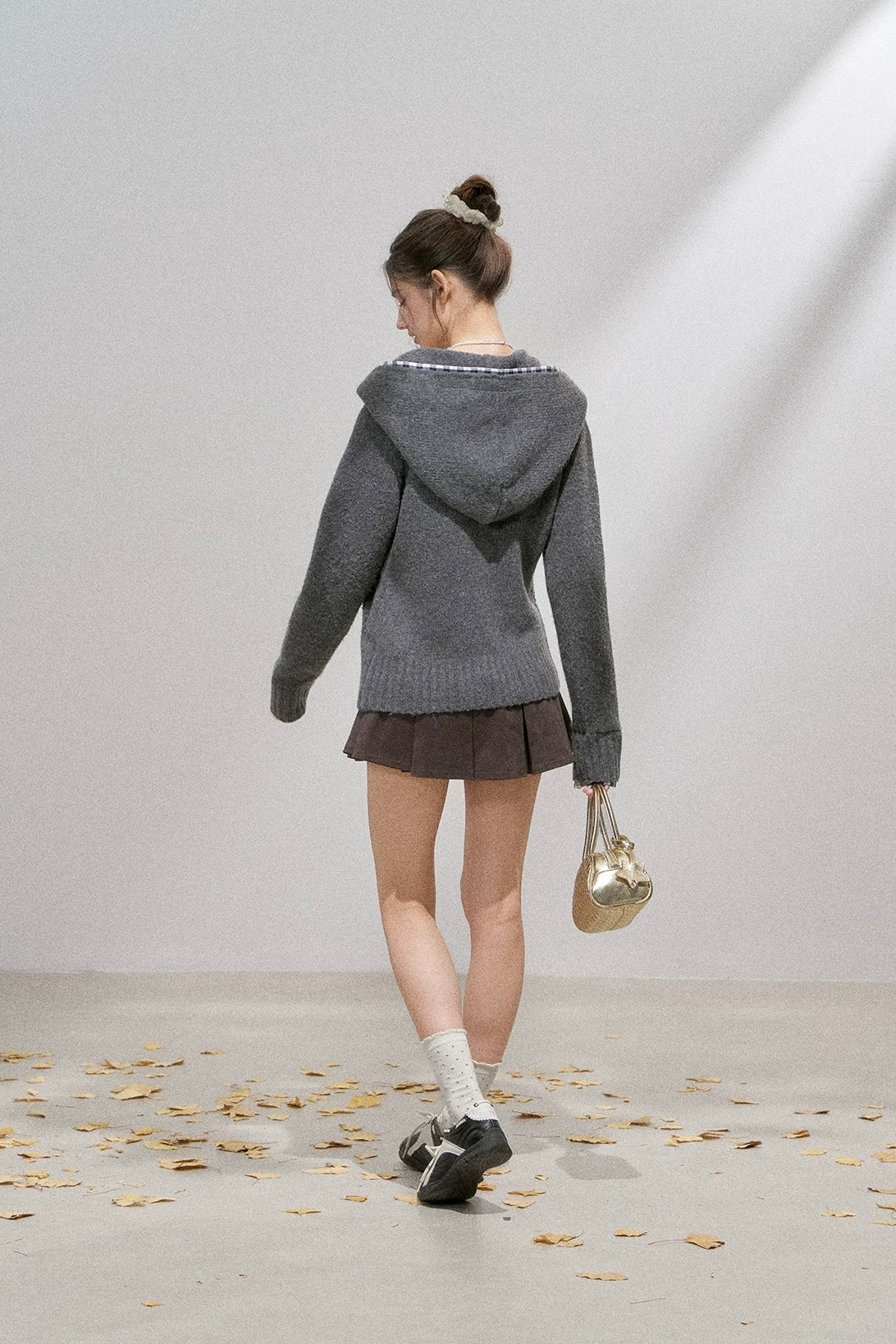 pattern point zip tops RI1368