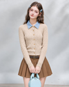 curler point gold botann beige tops RI1567