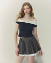 off shoulder girly tops RI1411