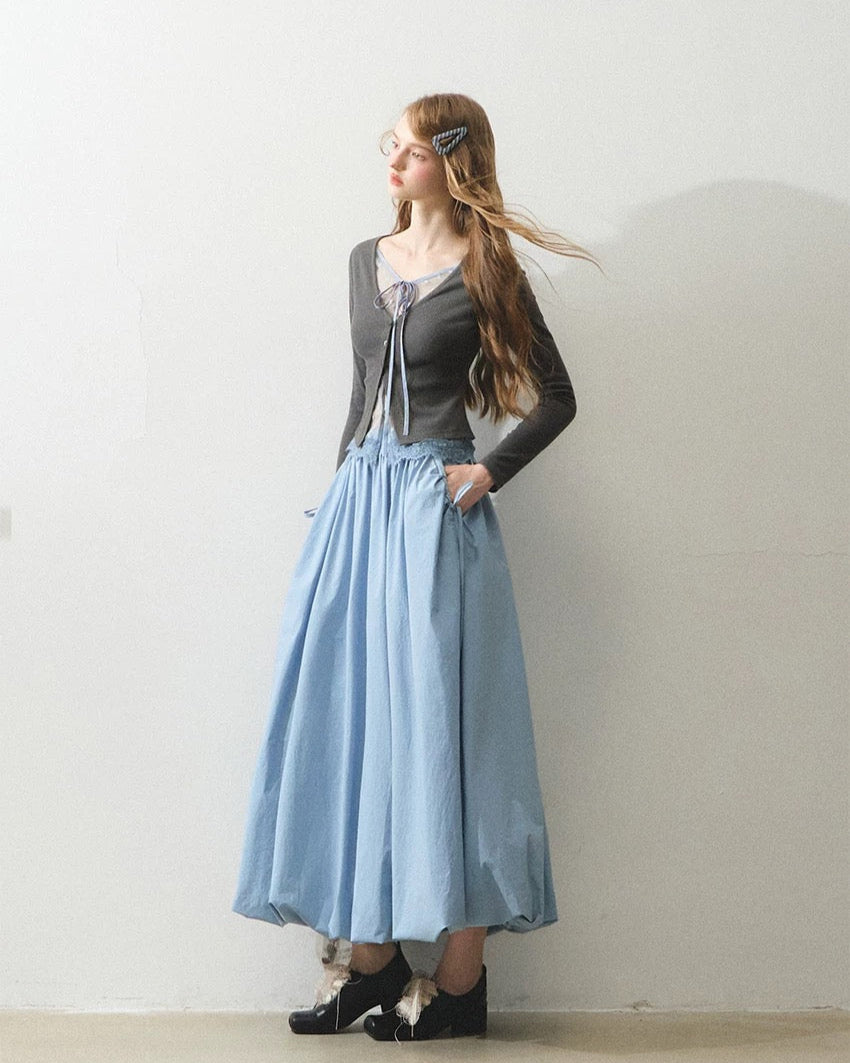 gray nuance lace tops RI1345