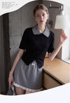 check point curler tops & skirt RI1456