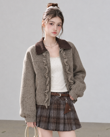 frill point luxury jacket RI1593