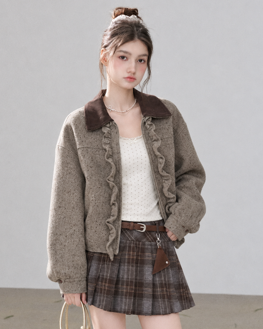 frill point luxury jacket RI1593