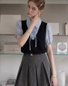 frill luxury tops RI1457